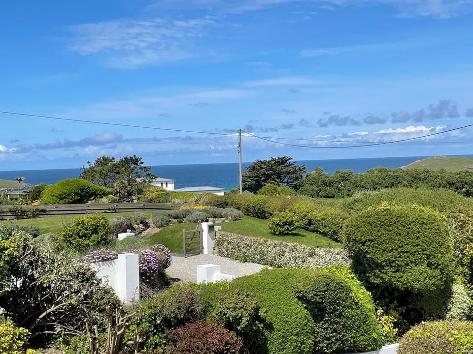 Located on a private lane, Clemens Beach House has stunning sea views.