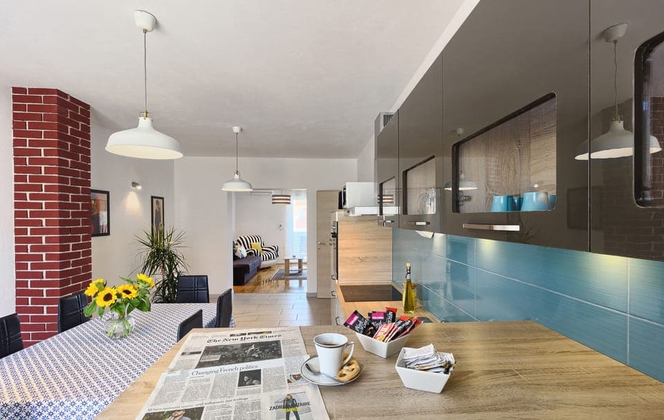 Kitchen and dining room