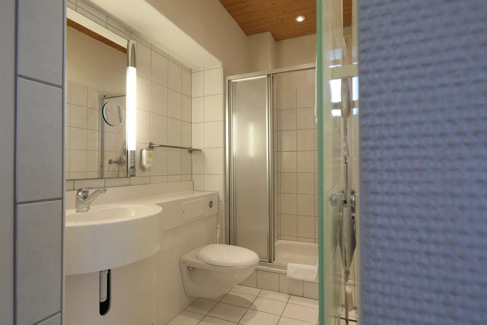 Hair dryer, towels