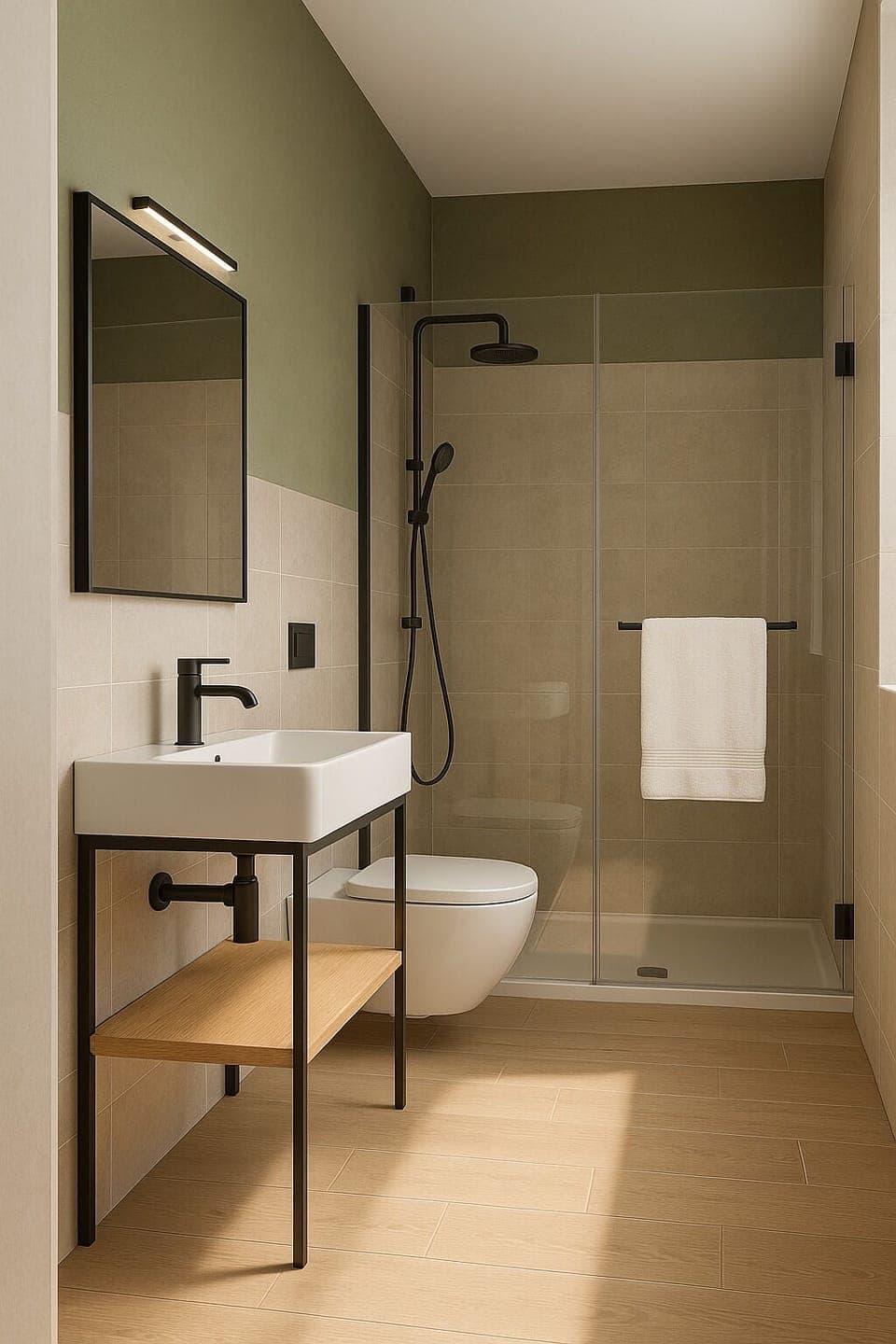 Comfort Studio Suite, Pool View | Bathroom | Shower, rainfall showerhead, hair dryer, bidet