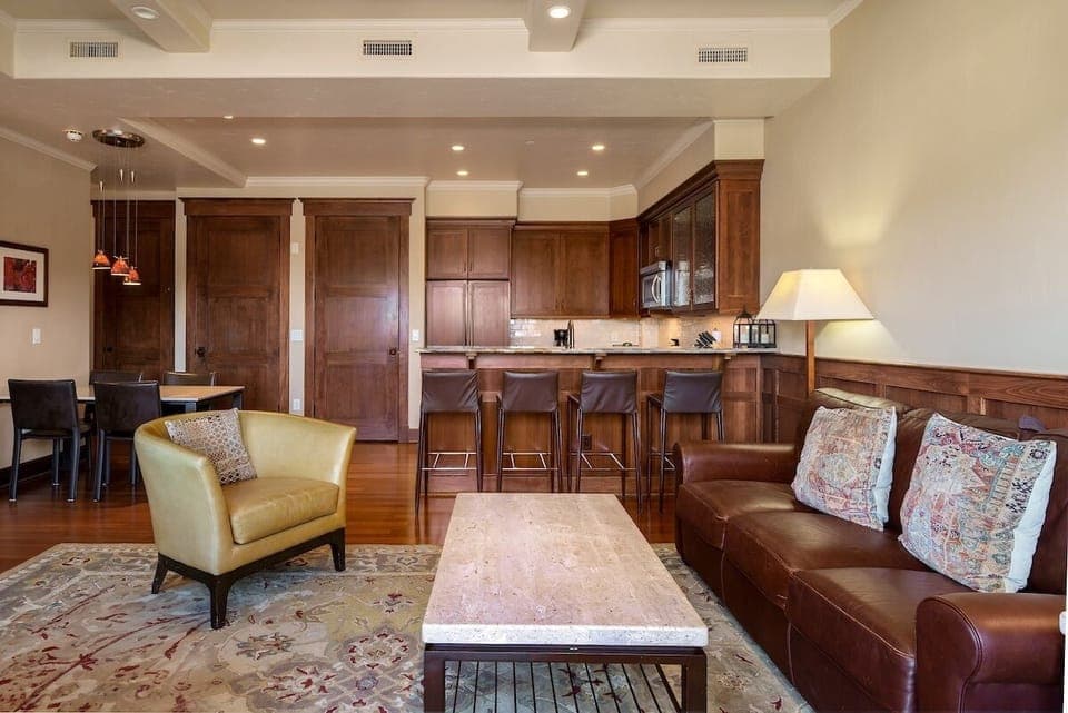Condo, 1 Bedroom | Living area | Flat-screen TV, DVD player