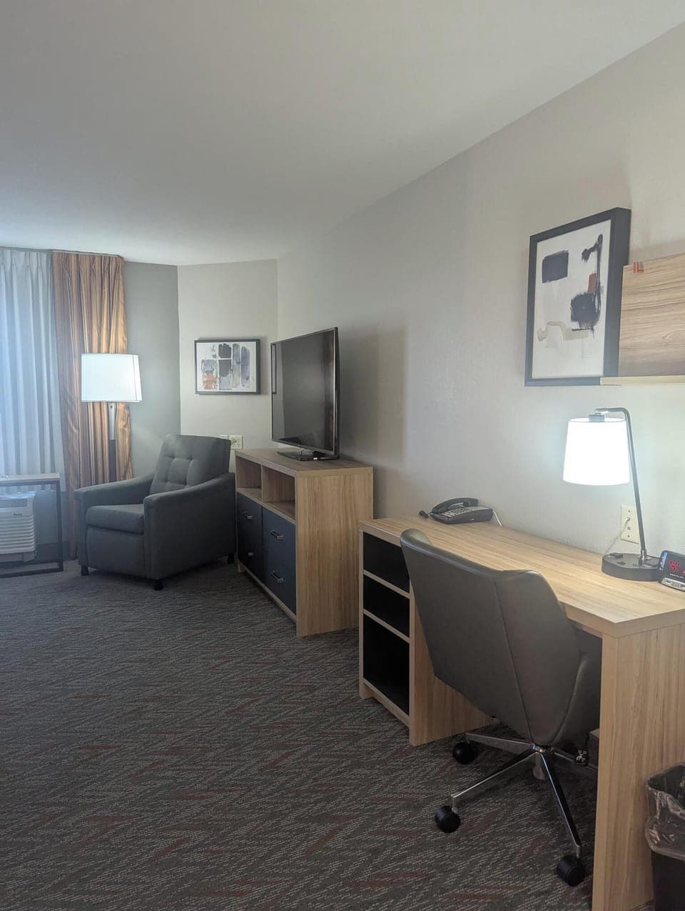 Studio Suite, 2 Queen Beds | In-room safe, desk, laptop workspace, iron/ironing board