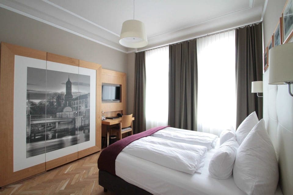 Comfort Double Room | Premium bedding, in-room safe, desk, soundproofing