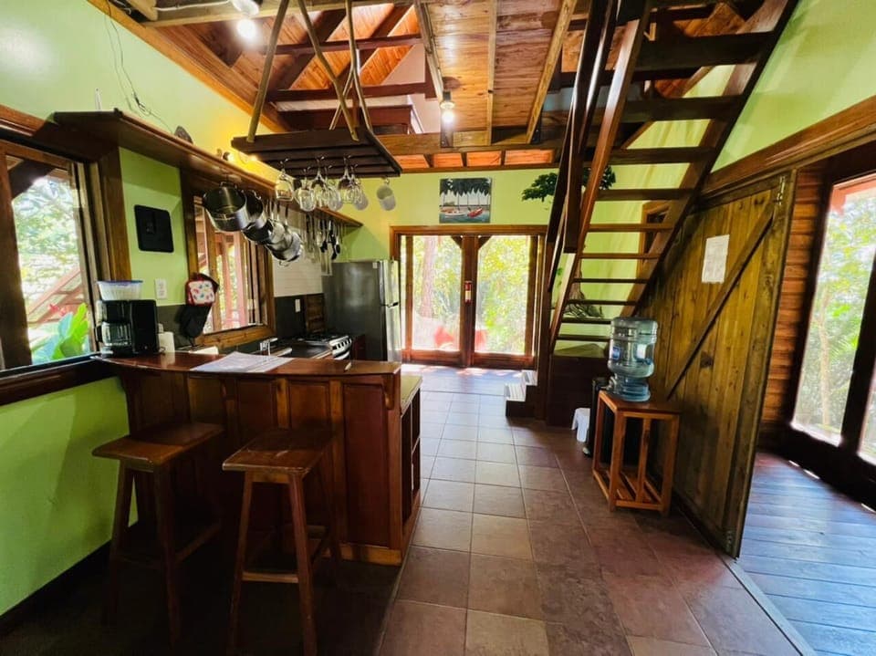 Family Cottage, 2 Bedrooms, Mountain View, Mountainside | Private kitchen | Fridge, oven, stovetop, coffee/tea maker