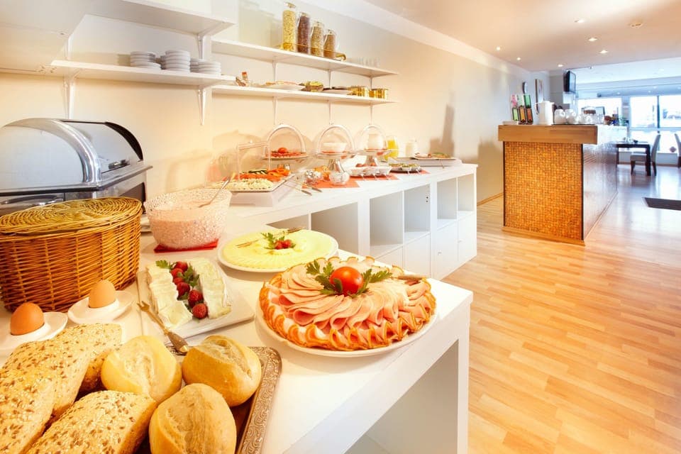 Daily buffet breakfast (EUR 10 per person)