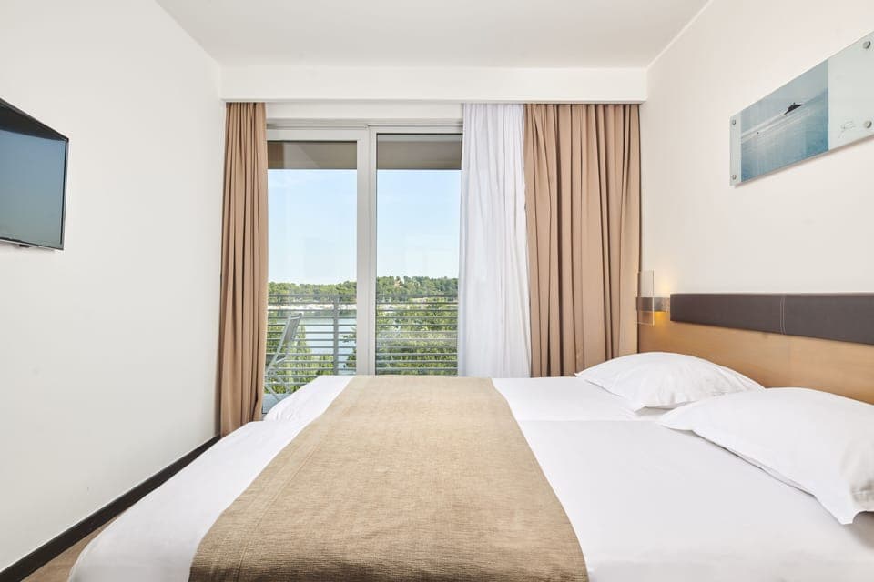 Minibar, desk, laptop workspace, free WiFi