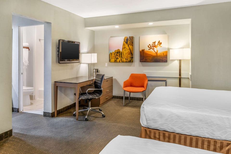 Standard Room, 2 Double Beds, Non Smoking, Refrigerator & Microwave | Premium bedding, down comforters, pillowtop beds, in-room safe