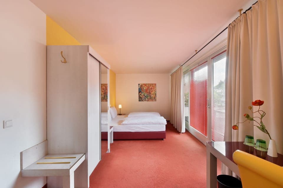 Comfort Double Room, Balcony | In-room safe, desk, free WiFi, bed sheets