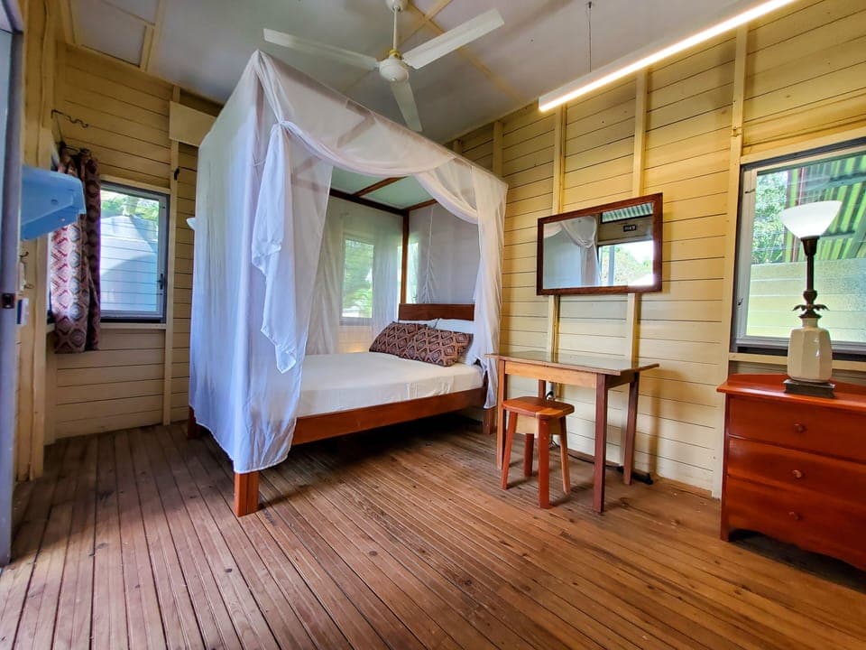 Aqua Cabana - Private Jungle Cabana, Ensuite Bathroom, & Hammocks | Laptop workspace, free WiFi, bed sheets