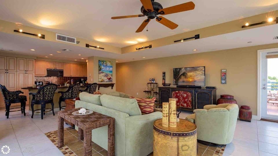 The open living plan is perfect for entertaining...