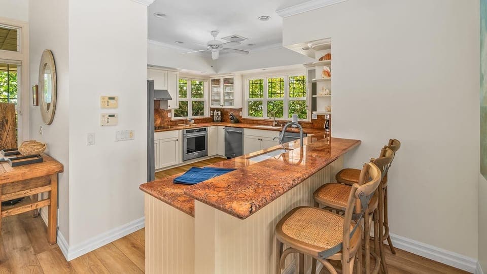 Hale Ilikai at Poipu - Kitchen & Breakfast Bar - Parrish Kauai