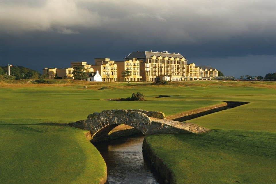 The famous golf course at St Andrews - you need to book early!