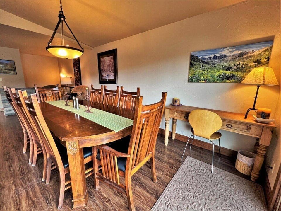 Dining Area and Workspace