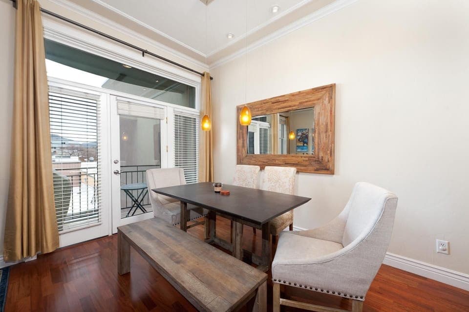 Dining Space and Deck