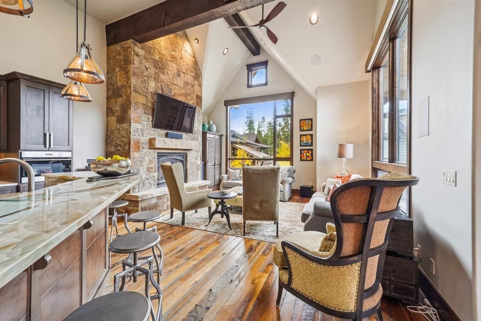 Living Area - Highwoods at Shock Hill - Breckenridge Vacation Rental