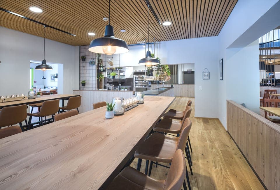 Daily buffet breakfast (EUR 18 per person)