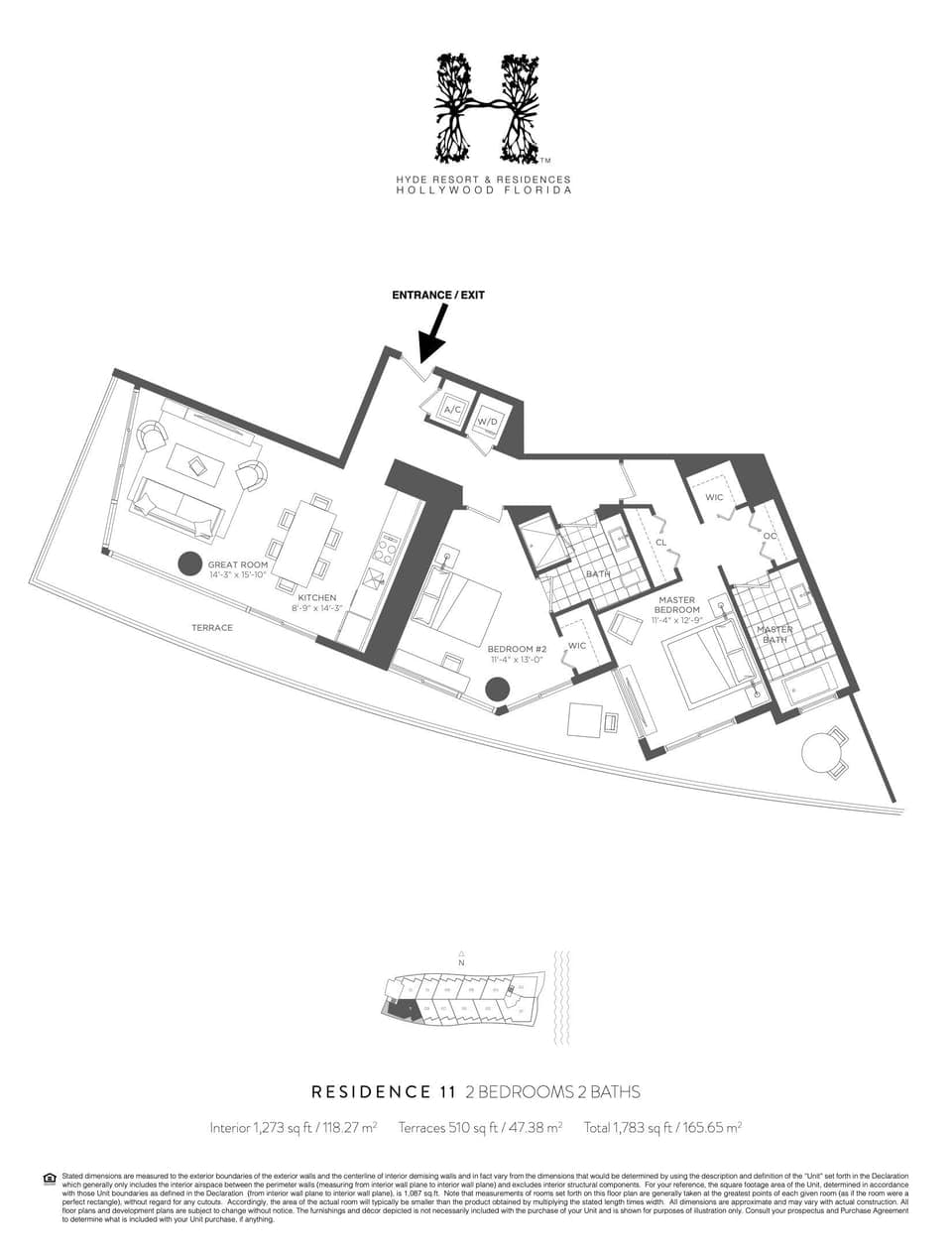 A Master floor plan