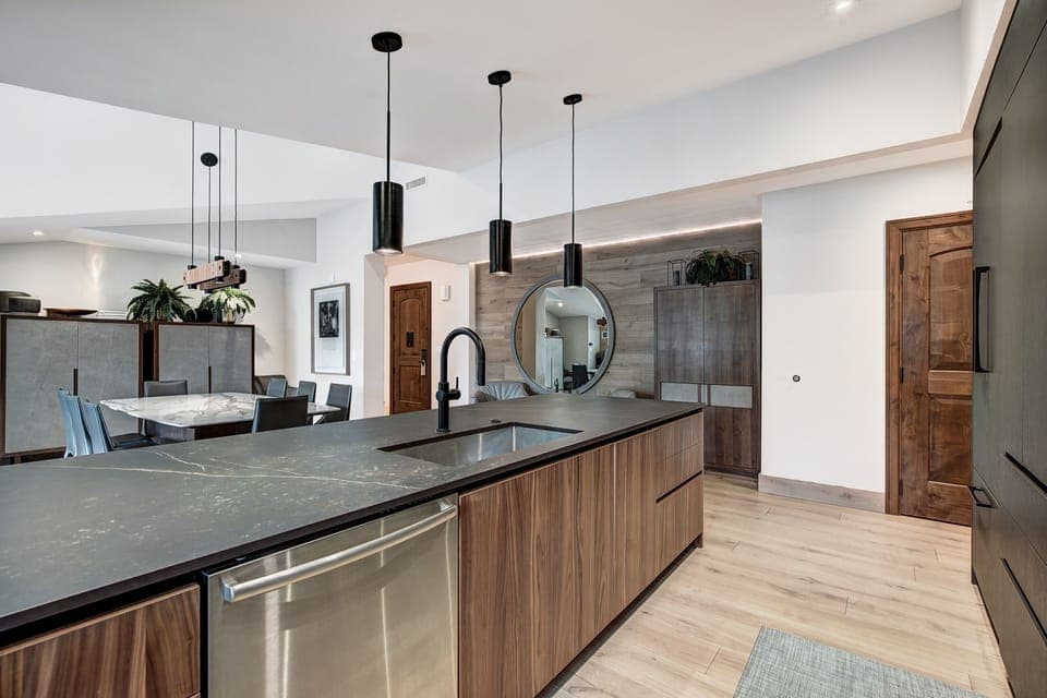 Indoors, Floor, Flooring, Sink, Kitchen