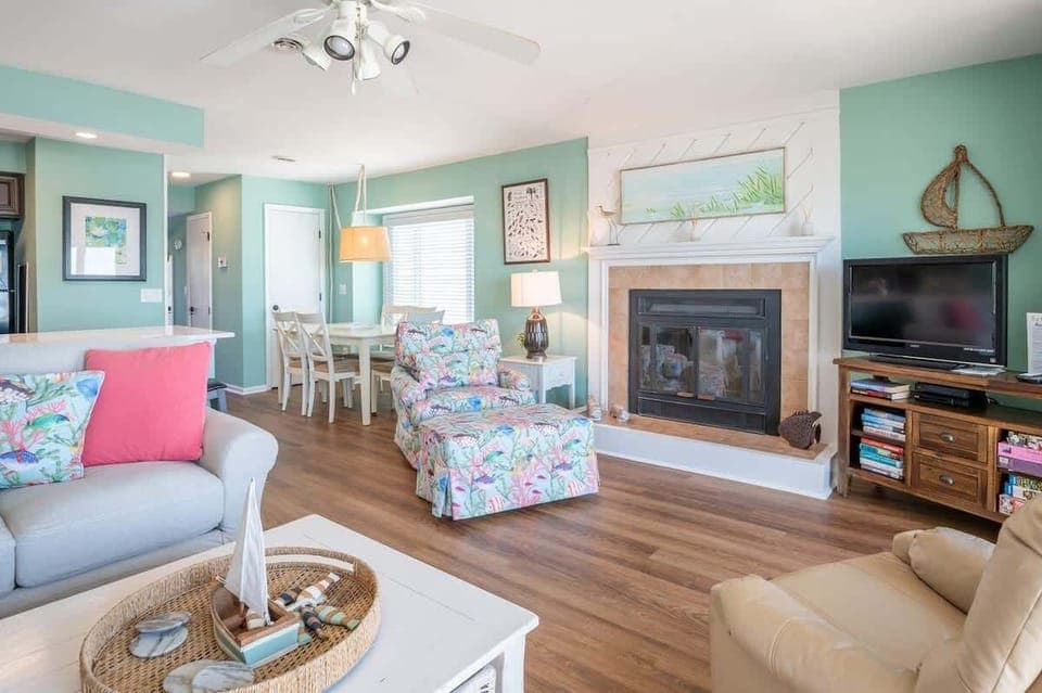 Oceanfront Living Room