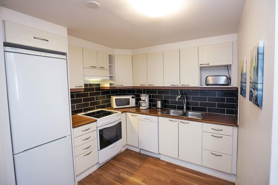 Apartment, 1 Bedroom, Sauna | Private kitchen | Shared fridge, microwave