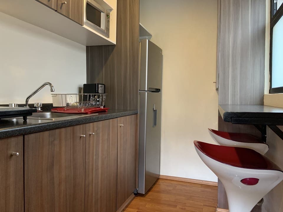 Superior Studio Suite | Private kitchen | Fridge, microwave, stovetop, coffee/tea maker