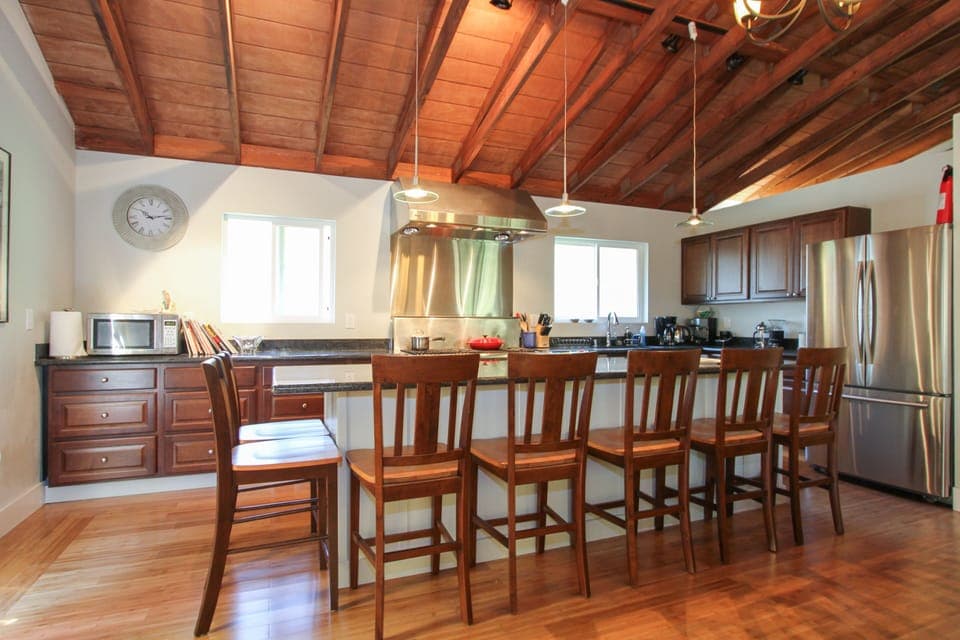 A large open kitchen.