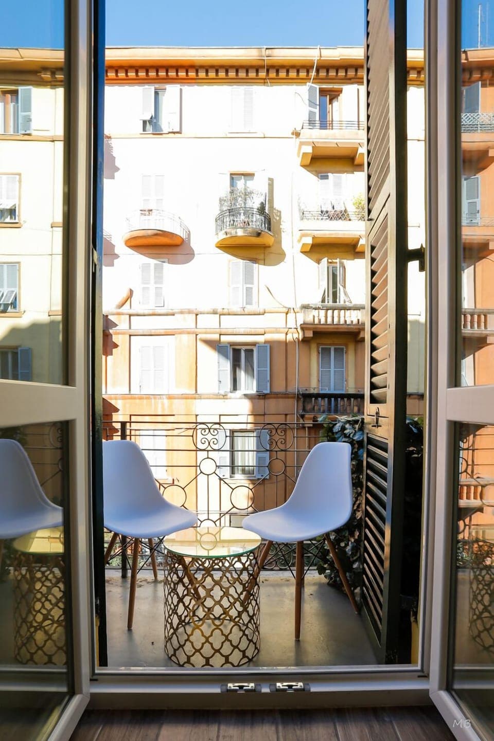 Triple Room, Balcony, City View | Street view