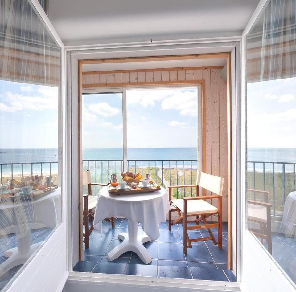 Double or Twin Room, Ocean View | Balcony