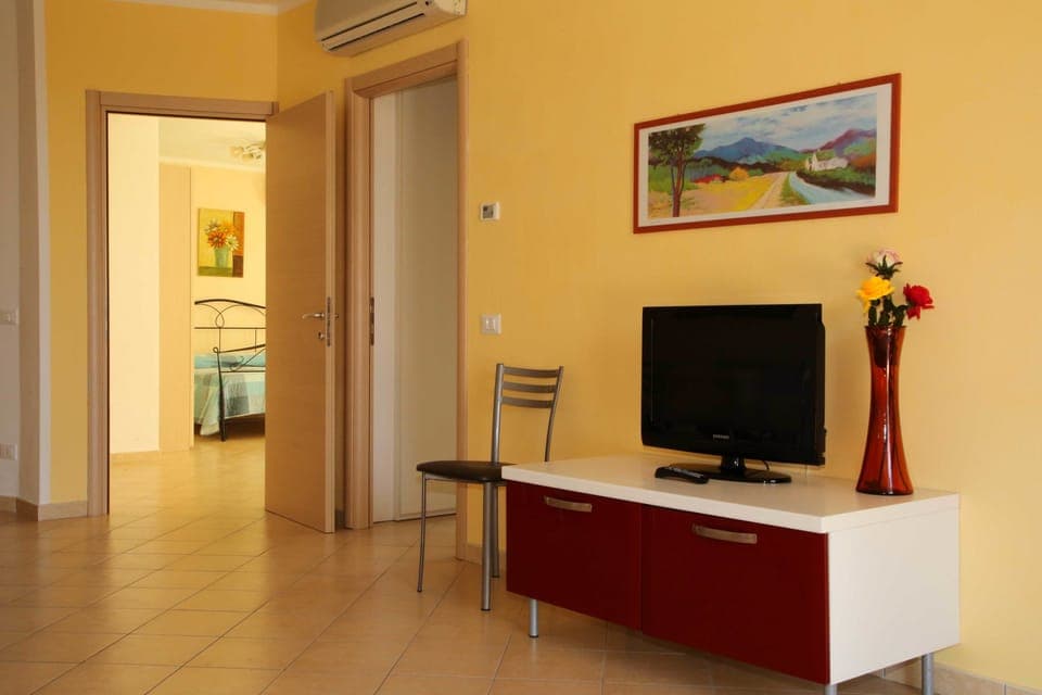 Comfort Apartment, 2 Bedrooms, 2 Bathrooms, Ground Floor | Living area | 32-inch flat-screen TV with digital channels, TV