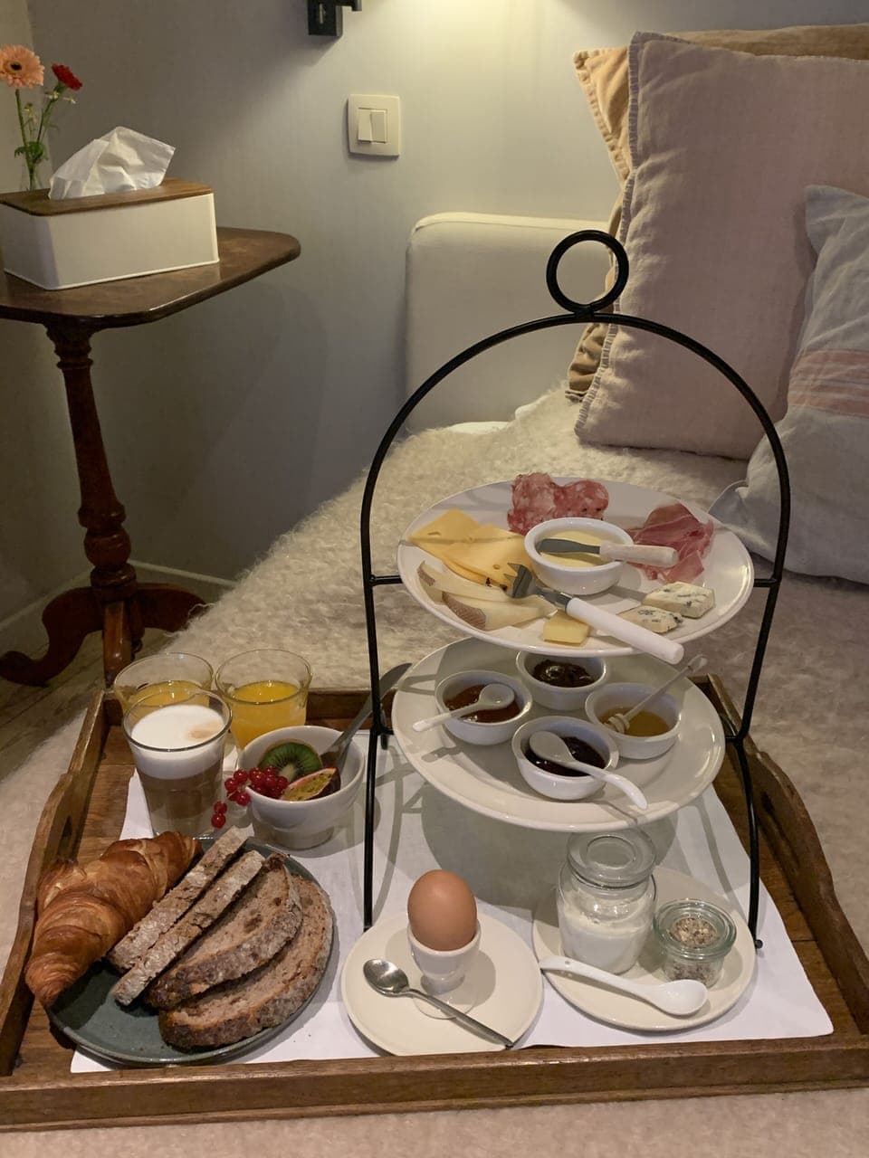 Free daily buffet breakfast