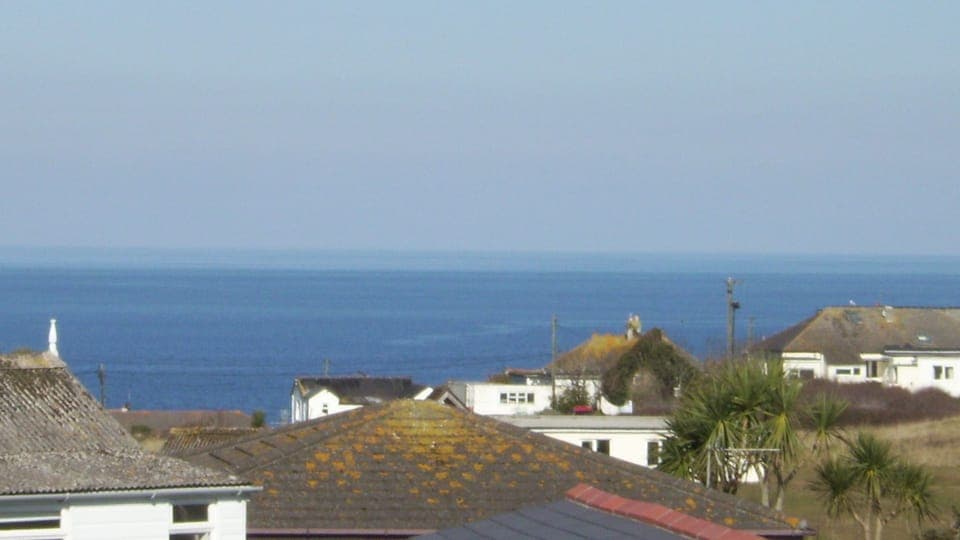 View across the park out to sea