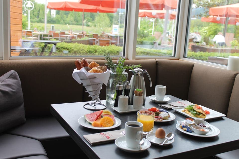 Daily to-go breakfast for a fee