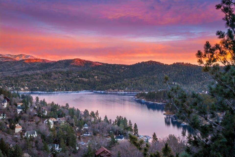 Breathtaking Lake Arrowhead view from main deck