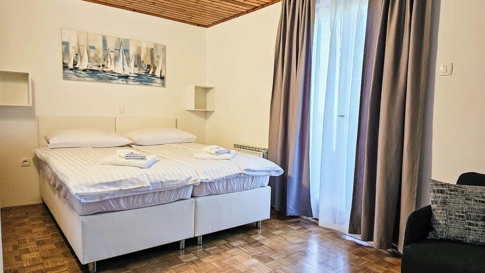 Deluxe Double or Twin Room | Hypo-allergenic bedding, down comforters, desk, laptop workspace