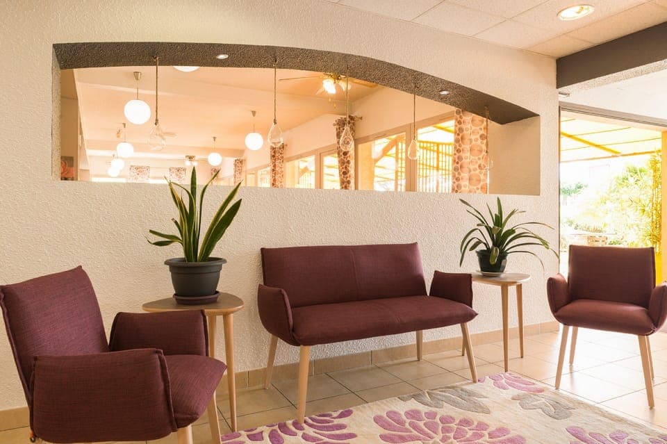 Lobby sitting area