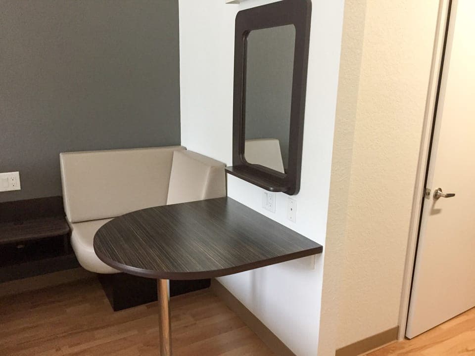 Desk, blackout drapes, iron/ironing board, free WiFi