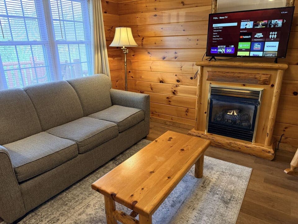 Living Room with Fireplace