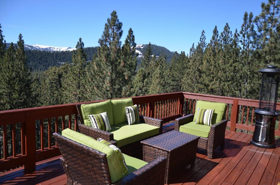 The nearby, beautiful Donner Lake. 