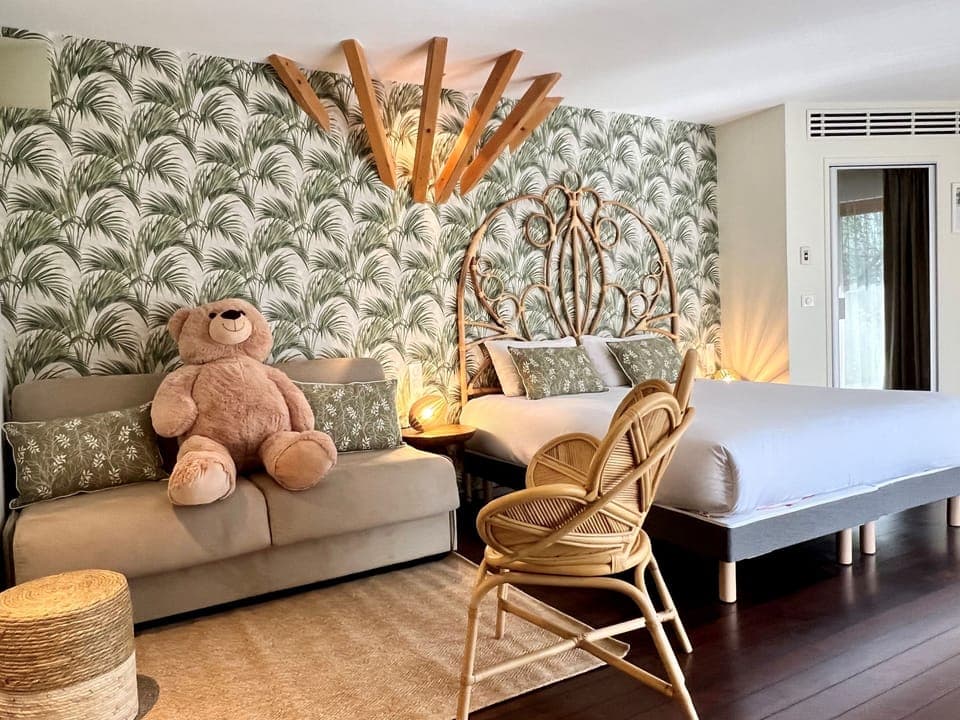 Panoramic Double Room, 1 Double Bed with Sofa bed, Terrace, Garden Area | Premium bedding, in-room safe, desk, free WiFi