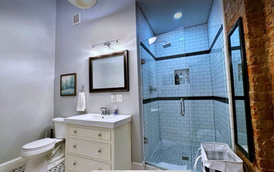 Large beautiful bathroom!