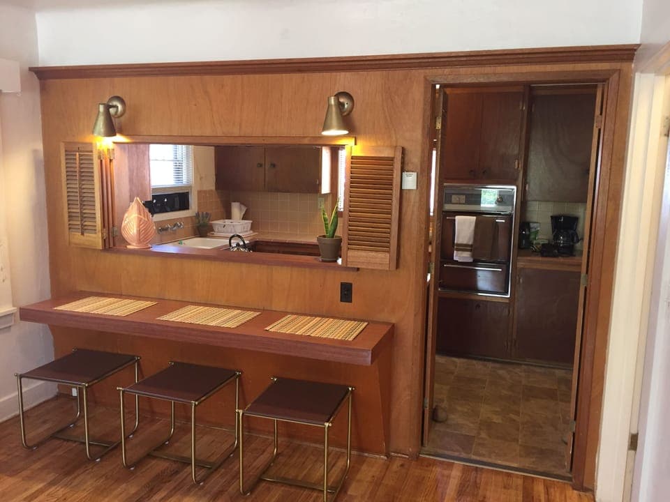 Front Room Bar overlooking kitchen!