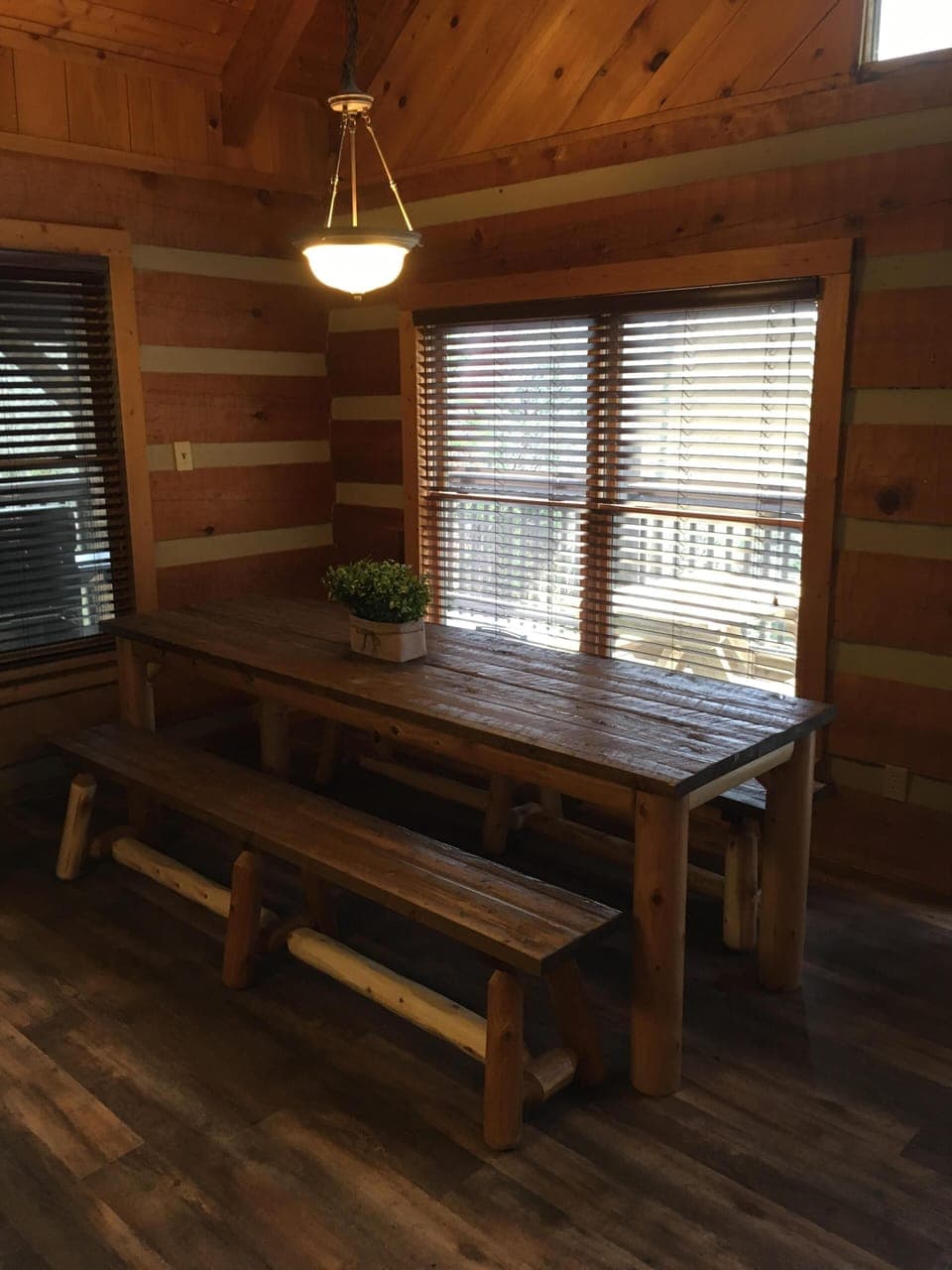 Big farm house table.