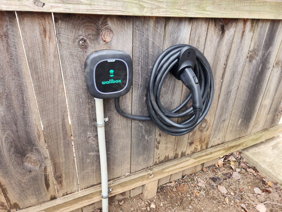 Easily access and charge up with the Level 2 EV charging station!
