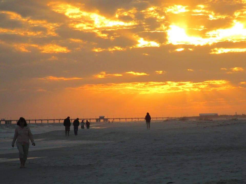 What could be more beautiful than a sunset on the water?