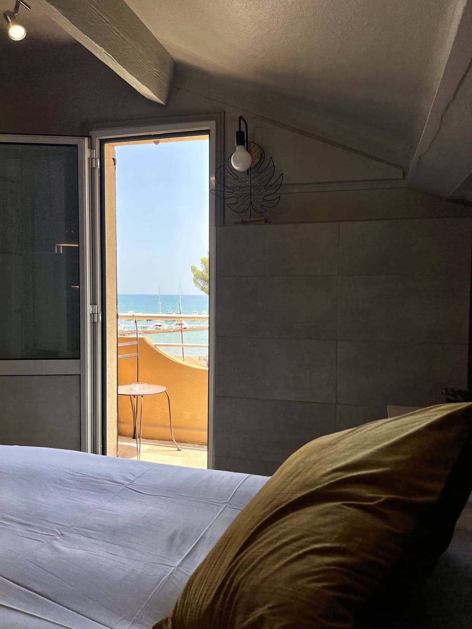 Deluxe Double Room, 1 Queen Bed, Balcony, Beach View | View from room