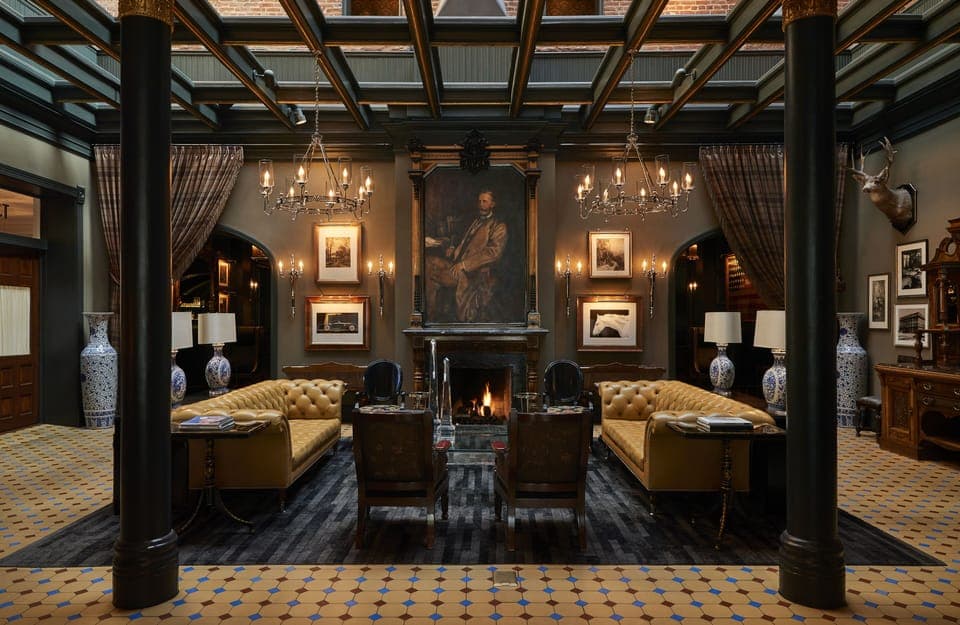 Lobby sitting area