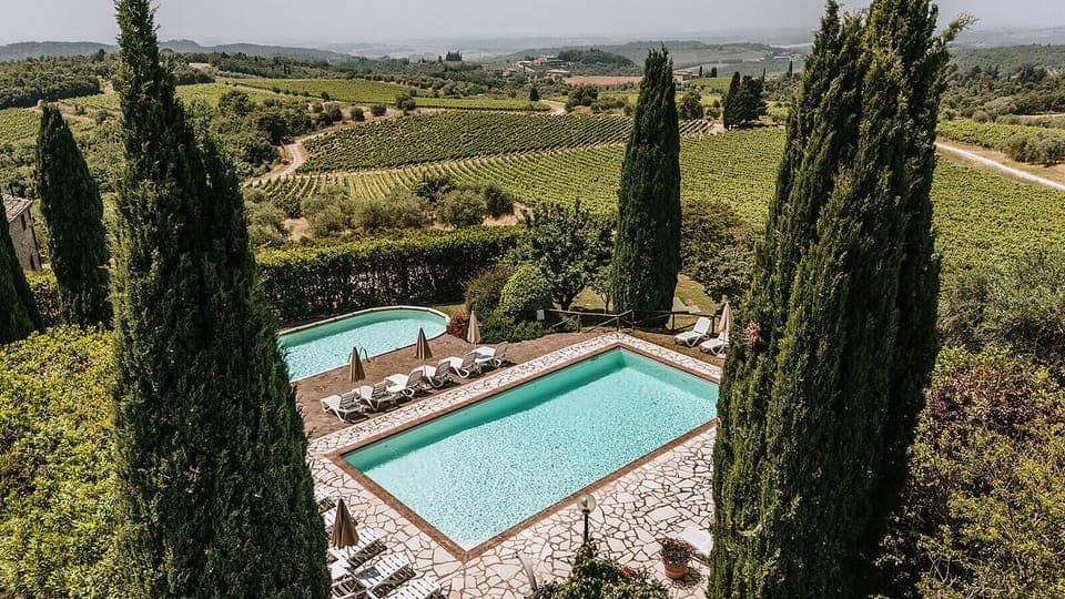 Indoor pool, seasonal outdoor pool, pool umbrellas, sun loungers