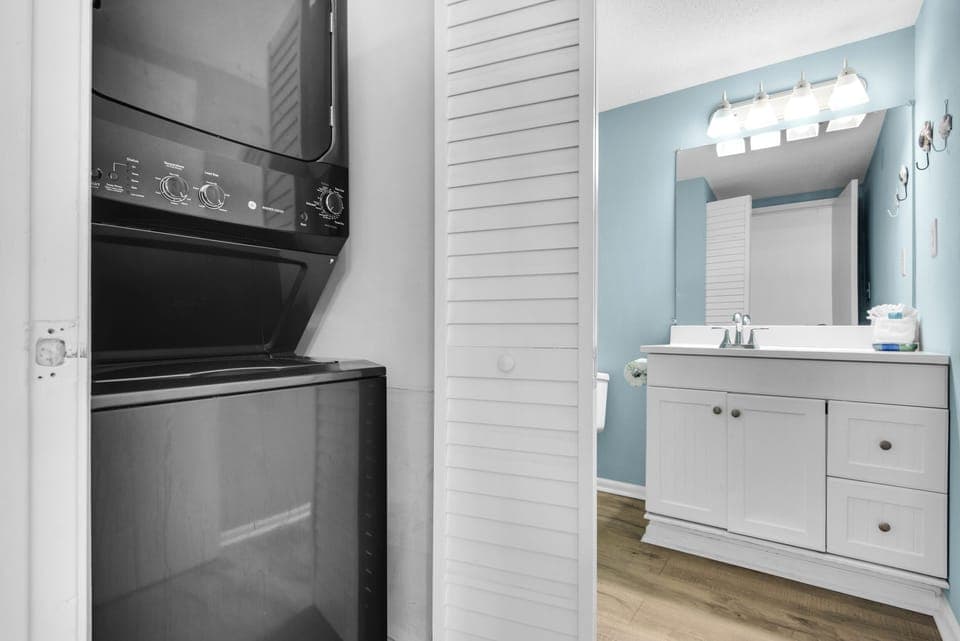 Washer and dryer