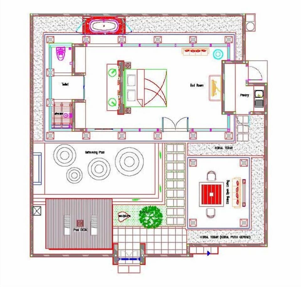 Deluxe Pool Villa | Floor plan