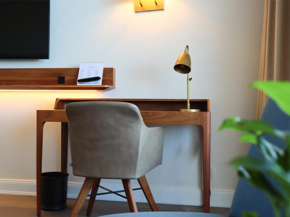 Junior Suite with Sea View (5th-9th floor) | Living area | LCD TV